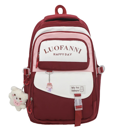 Title 3, Korean Style School Backpack College Style Larg...