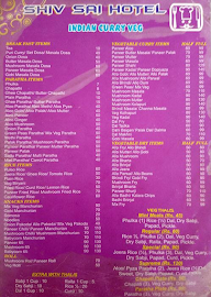 Shiv Sai Hotel-3 menu 1