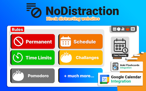 No Distraction | Site Blocker, Productivity