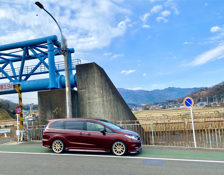 オデッセイの玉川シリーズ・懲りずに車高詐欺加工・玉川橋・水管橋・ドライブデートの日に関するカスタム事例の投稿画像5枚目