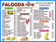 Falooda Chauk menu 1