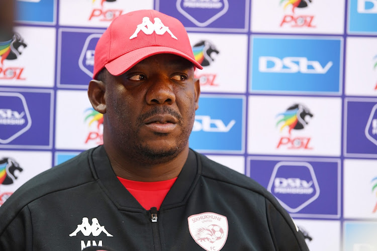 Sekhukhune United coach MacDonald Makhubedu