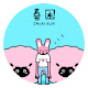 Rabbit New Tab Page HD Comic Comics Theme