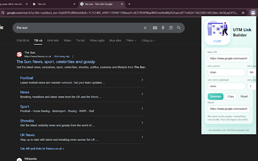 UTM Link Builder Preview 1