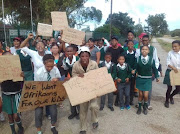 Parents, learners and community members are threatening to close Sandisulwazi Secondary School in Paterson, Eastern Cape, if Afrikaans, the mother tongue of numerous learners at the school, is not taught. Photo: Joseph Chirume