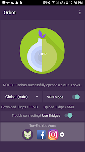 Orbot: Proxy with Tor Screenshot