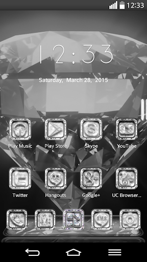 Next Launcher Theme WhiteCry