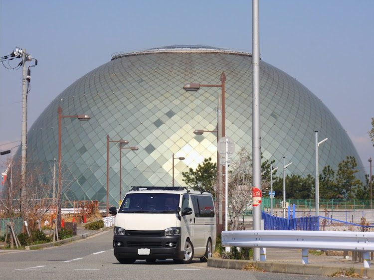 レジアスエースバンのなにわの海の時空館・ラーチューン・カレーヌードル🍜チューンに関するカスタム事例の投稿画像1枚目