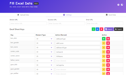 Excel Data Filler - CTH