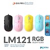 Chuột Gaming Dareu Lm121 | Led Rgb Bao Viền | Tắt Âm Clicky (Silent Click) | Dpi 800 - 6400