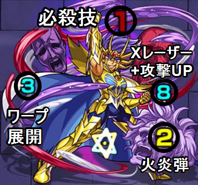 モンスト 蟹座のデスマスク 極 攻略と適正モンスター モンスト攻略wiki