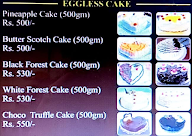 Chocolate Cake Co. menu 1