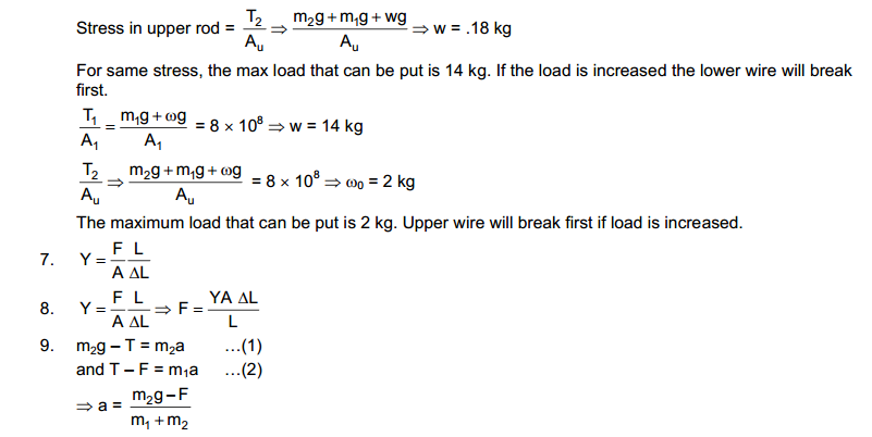 Some Mechanical Properties of Matter HC Verma Concepts of Physics Solutions