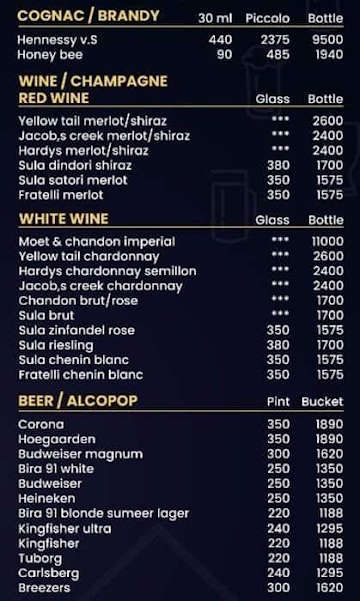 Mauj Masti Cafe & Lounge menu 