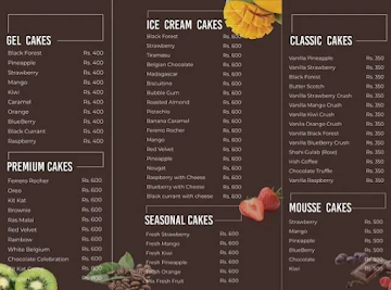 Dessertto Bakery & Ice Cream menu 
