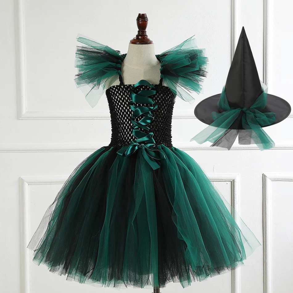 Disfraz de Halloween para niña Pettiskirt Falda de rendimiento Cosplay Traje Falda ideal para fiestas y espectáculos