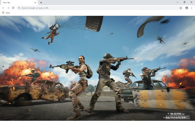 PUBG MOBİLE Full HD Custom New Tab