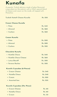 Kunafa Kingdom menu 3