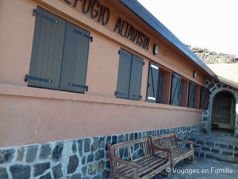 Tenerife, parc national du Teide, Teide Refuge Altavista