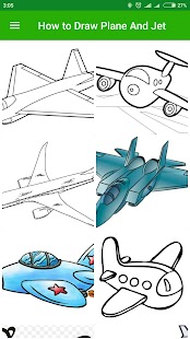 Jak kreslit letadlo a Jet - náhled