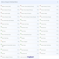 Ayyas Chettinad Mess menu 2