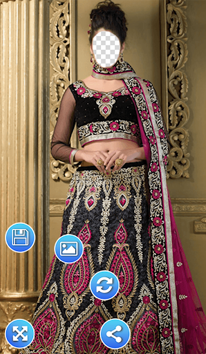 Lehenga Choli Photo Frames