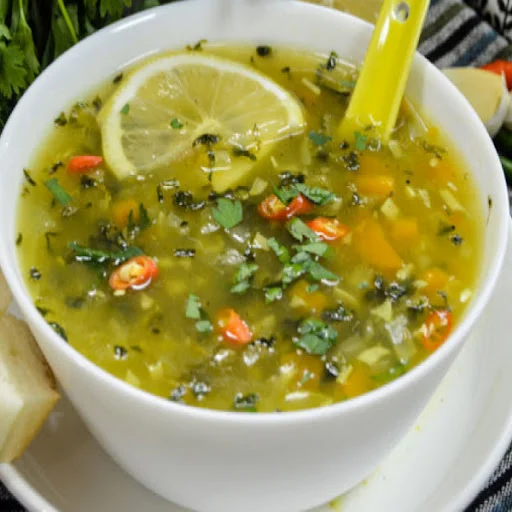 Lemon Coriander Chicken Soup