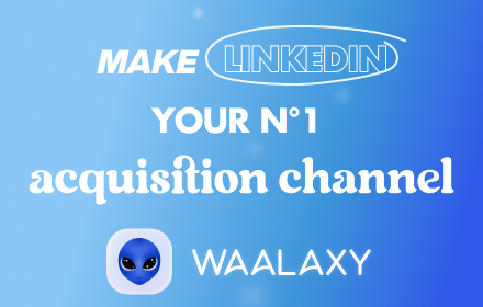 Waalaxy - #1 LinkedIn Automation Tool - BETA small promo image