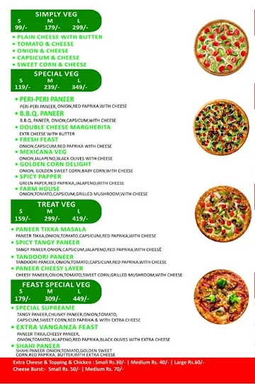 Pizza Bite menu 