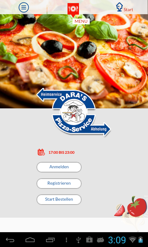 DARAS PIZZA Screen 1