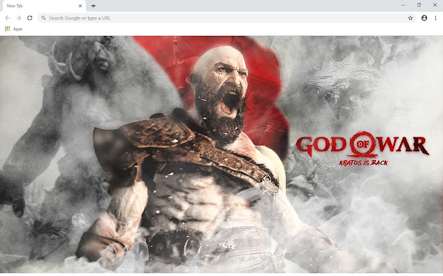 God of War 4 Wallpapers and New Tab