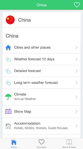 China weather forecast climate