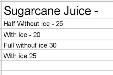 A-1 Rasvanti Gruha And Juice Center menu 