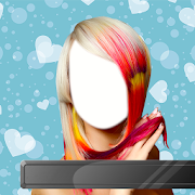 Color Hairstyle Photo Montage  Icon