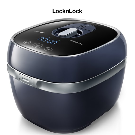 Nồi Cơm Điện Cao Tần Locknlock Ih Pressure Rice Cooker Ejr526Gry (1.8 Lít) - Màu Xám - Hàng Chính Hãng