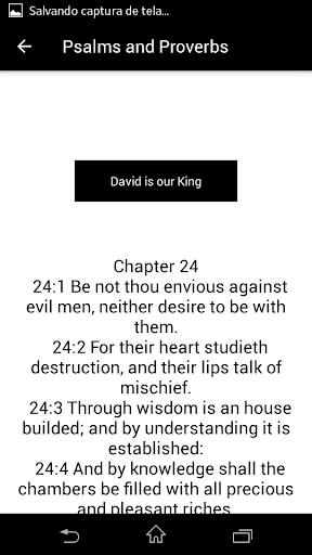 Psalms of David e Proverbs.