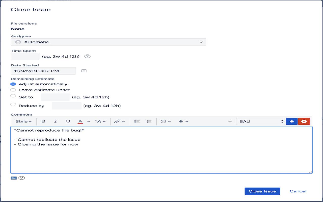 Jira issue template generator Preview image 6