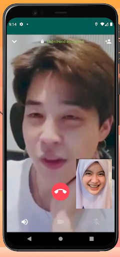 Screenshot Fake Video Call Boyfriend