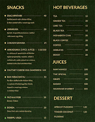 The Malabar Canteen menu 1