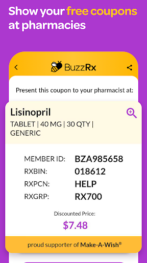 Screenshot BuzzRx: Rx Coupons & Discounts