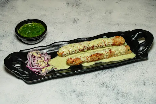 Mutton Seekh Kebab With Gravy