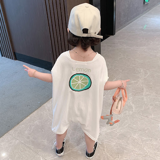 Title 5, Summer Lemon One-Piece Baby Clothes, Korean Sty...