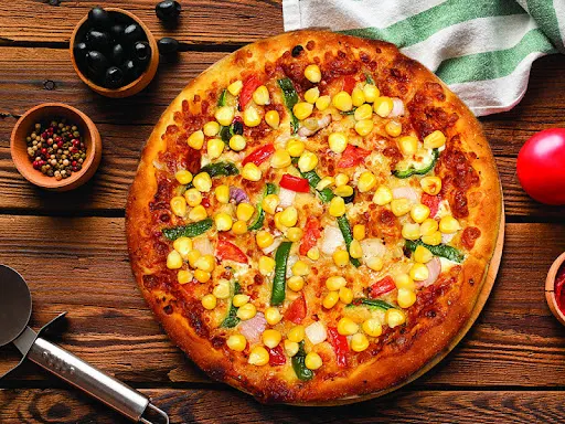 Cheesy Corn Pizza