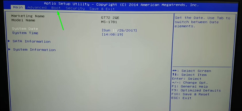 how to fix MSI stuck on bios