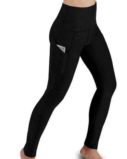 High Waist Elastic Workout Women Yoga Leggings Tummy Cont... - 1