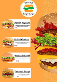 Burger Burger menu 1