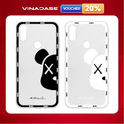 Ốp Lưng Vina Case Vsmart Joy 3/Joy 4/Bee 3/Star 3/Aris/....Dẻo Trong In Hình Kaws Viền