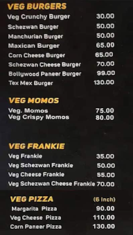 Bombay Burgers menu 1