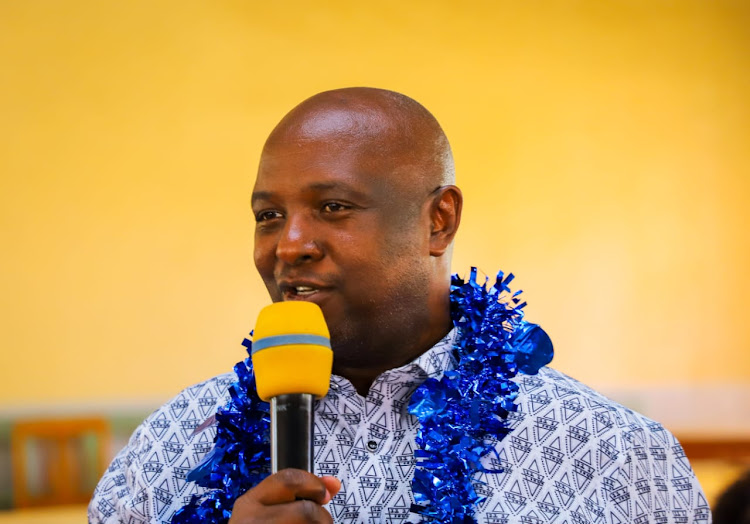 Vihiga Senator Godfrey Osotsi at Kidundu church in Vihiga subcounty on Saturday