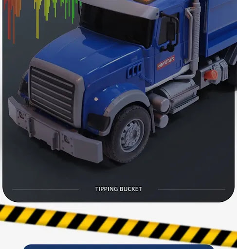 Title 9, Oversized Dump Toy Construction Vehicle Model —...